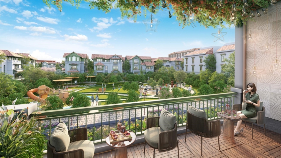 Không gian sống xanh, giàu giá trị trải nghiệm mỗi ngày. (Ảnh: Sun Property).