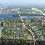 Ảnh phối cảnh vị trí các tuyến đường tại KĐT Ciputra (Ảnh: CĐT) Ảnh thực tế dự án (Ảnh: GrandM)