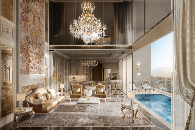 Phối cảnh căn duplex tại The Rey Edition, thuộc dự án Rivea Residences (Ảnh: CĐT)