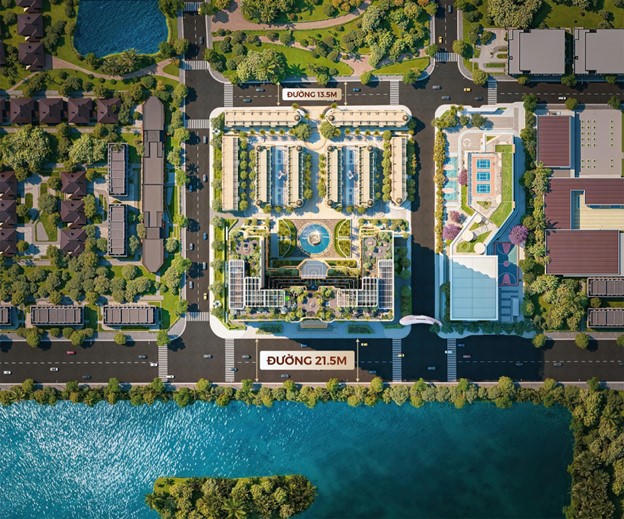 Phối cảnh 2 tuyến đường khi hoàn thành. (Ảnh: MeyGroup)
