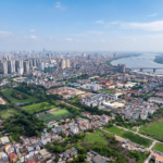 Hiện trạng cảnh quan khu vực giáp ranh Hai Bà Trưng - Hoàng Mai. (Ảnh: Grand M)